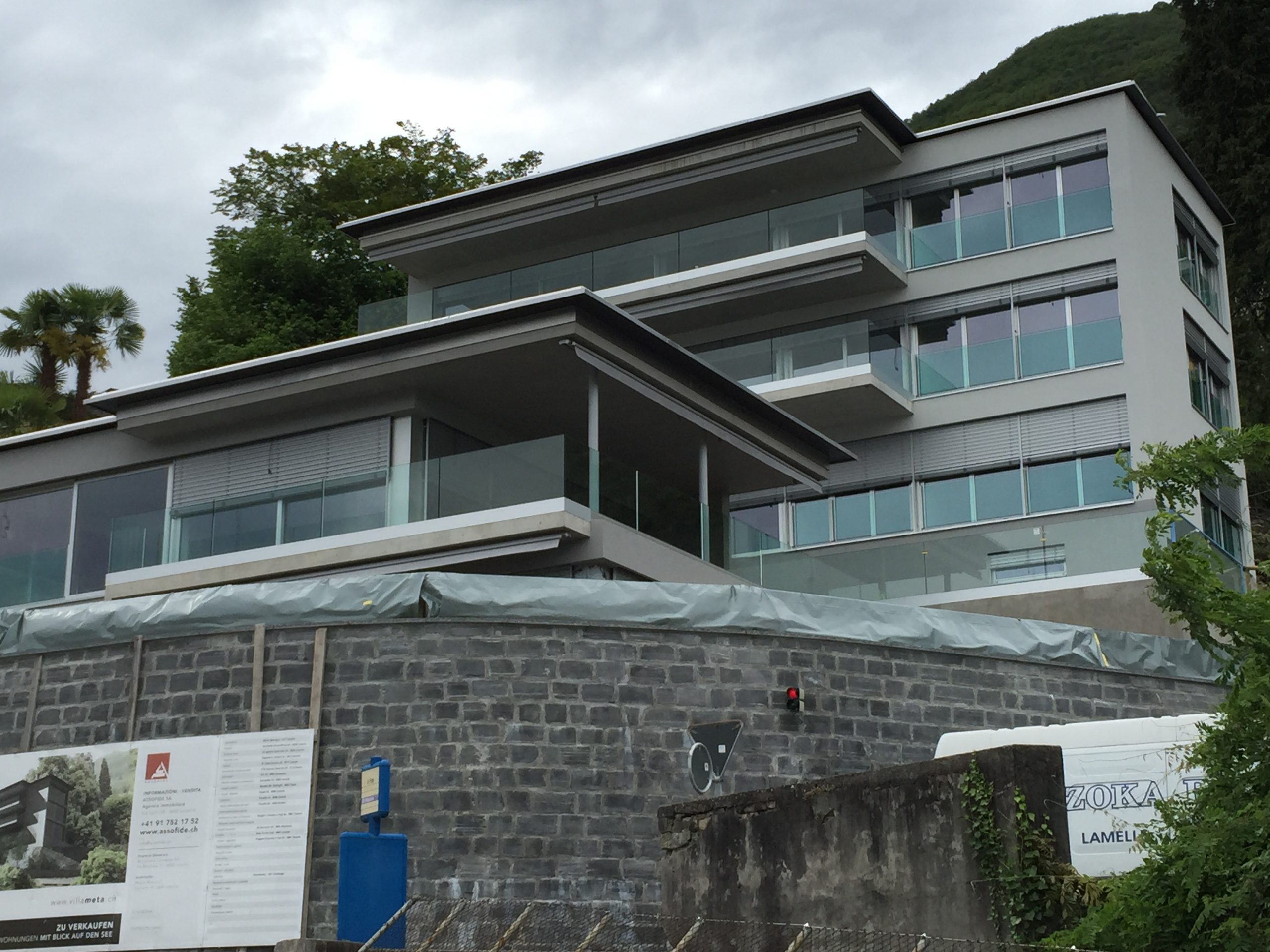 Progetto realizzato a Villa Meta, Orselina