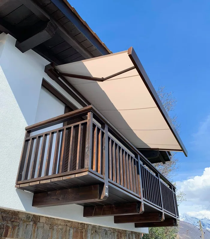 Tenda da sole installata